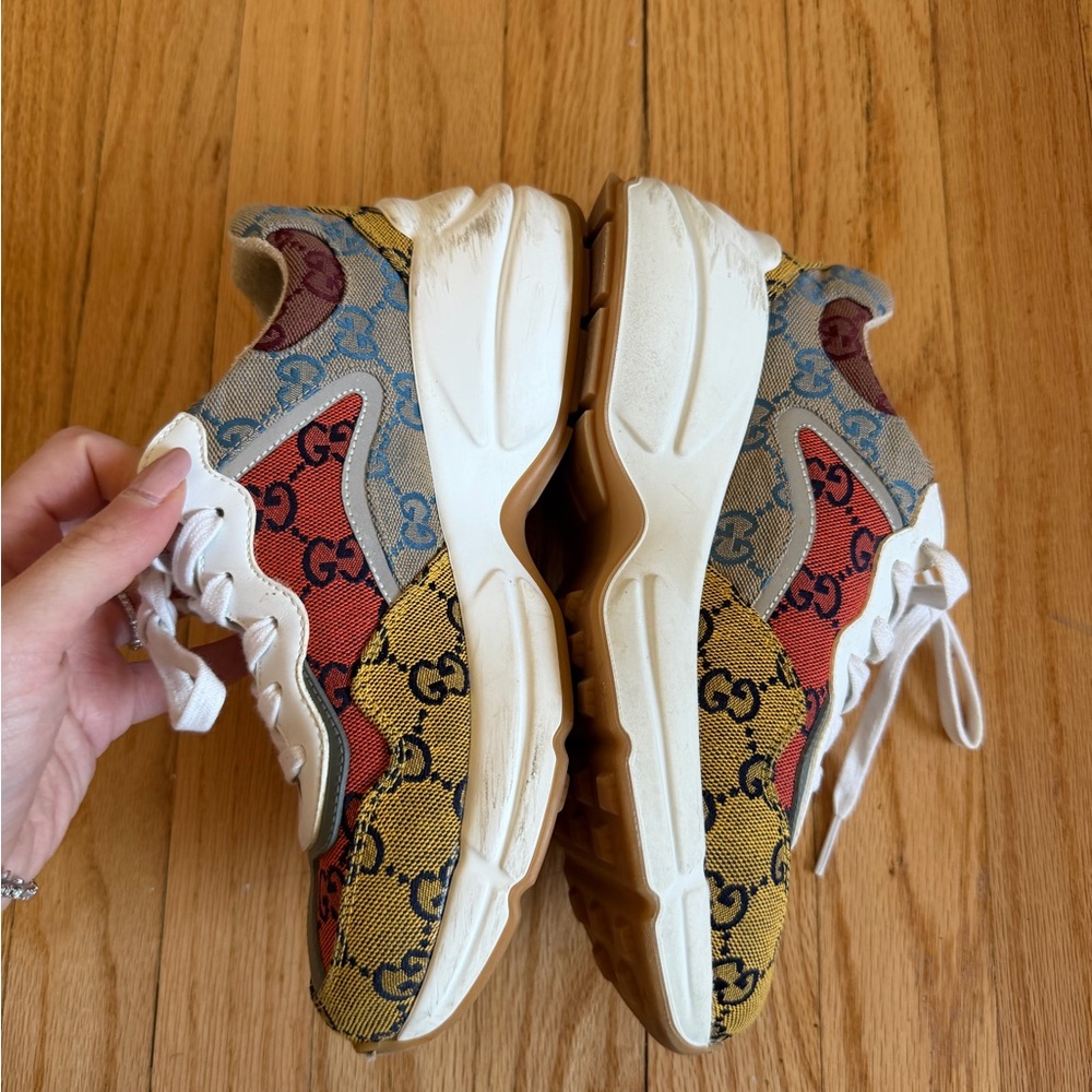 Gucci Multicolor Rhyton Sneakers - Picture 13 of 13